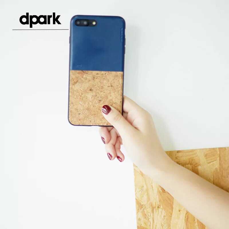 【d-park】牛皮拼接木製手機殼IMG_8273